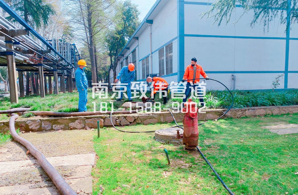 尧胜村石化工厂管道清洗